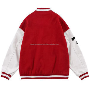 Chaqueta de béisbol personalizada para hombre, alta calidad, Chenille, Patchwork, Varsity, talla grande, HIVJ186 - Product Image 2