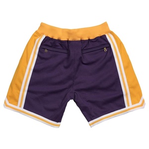 Pantalones Cortos Deportivos de Malla Personalizados para Hombre, 100% Poliéster, de Secado Rápido, Transpirables, para Entrenamiento, Running y Baloncesto, Venta al Por Mayor - Product Image 3
