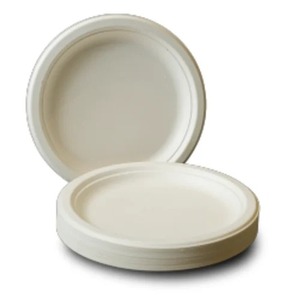 Platos de Bagazo de Caña de Azúcar Duraderos de 12 Pulgadas, Compostables, Ecológicos, Desechables, a Precio de Mayoreo - Product Image 4