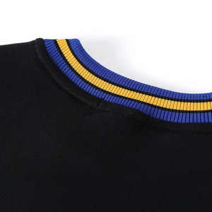 เสื้อสเวตเชิ้ต Sigma Gamma Rho Chenille ลายตัวอักษรกรีก สำหรับฤดูหนาว แบบยูนิเซ็กซ์ ผลิตจากโพลีเอสเตอร์/คอตตอน สีดำ ทอง น้ำเงิน ลายทาง มีกระเป๋า คอกลม สำหรับชมรมนักศึกษา - Product Image 4
