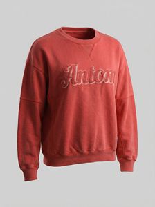 Sweat-shirts en coton à épaules tombantes Sweat-shirt unisexe en molleton Sweat-shirt personnalisé pour femmes Sweat-shirt à col rond - Product Image 5