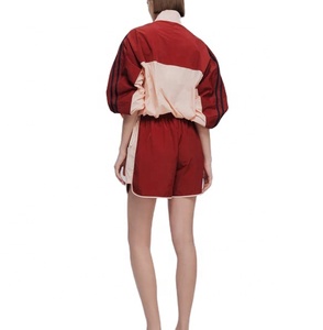 Chaqueta cortavientos de manga larga para mujer, ropa deportiva con cremallera para gimnasio, Fitness, chaqueta de nailon para correr y hacer ejercicio - Product Image 6