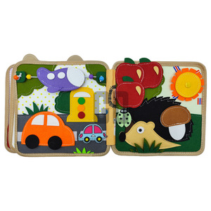 Libro Sensorial Interactivo de Jirafa en Fieltro - Product Image 2