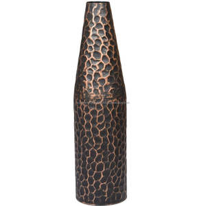 Premium Decorative Metal Flower Vase Perfect For Enhancing Table Decor And <b>Shelf</b> Styling - Product Image 2