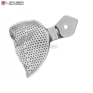 Bandeja de Impresión Dental Premium con Borde M Perf. (upper, D) Acero Inoxidable Reutilizable Autoclavable Ortodoncia Prostodoncia - Product Image 3