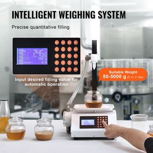 Macchina Riempitrice Automatica di Bottiglie con Capacità di Pesatura 50-5000g, Pompa a Ingranaggi per Riempimento Liquidi, Controllo Digitale - Product Image 2