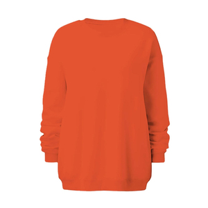 Premium Quality Women's Winter Knitted Oversized <b>Drop</b> Shoulder Sweatshirts Custom Logo Solid Color Women's Sweatshirt - Product Image 5