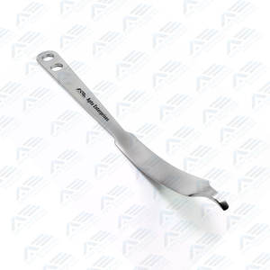 Instrumento Quirúrgico Ortopédico Manual Curvo Tipo Palanca para Huesos, Retractor de Gancho de 20 mm, Instrumento Quirúrgico Hohmann - Product Image 3