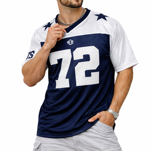 Camiseta Deportiva Transpirable de Secado Rápido para Hombre, Estilo Fútbol Americano, para Fútbol, Running, Ropa Casual Urbana, con Estampado Digital, Tendencia 2026 - Product Image 4