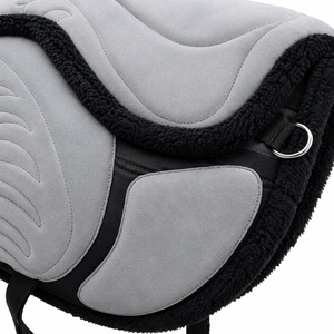 Sillín de Caballo de Cuero Premium de la Mejor Calidad, Impermeable, con Estriberas, Estilo Western, sin Árbol, Duradero, Personalizable, con Árbol de Plástico - Product Image 2