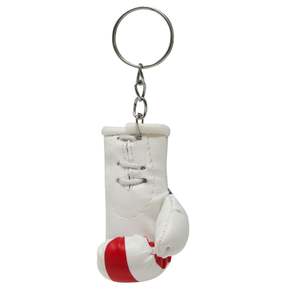 Porte-clés de haute qualité en forme de mini-gants de boxe rectangulaires personnalisés en cuir PU avec logo personnalisé - Product Image 4