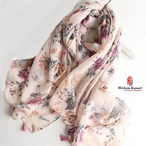 Custom Printed Long <b>Scarf</b> Soft Fabric Fashion Head <b>Scarf</b> Private Label Low MOQ OEM ODM Custom Textile Manufacturer - Product Image 5