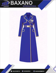 Abrigo de Lana de Alta Calidad para Mujer con Cinturón, Estilo Trench Coat, Maxi Abrigo de Lana Universitario, para Miembros de la Hermandad Sigma Gamma Rho (SGR) - Product Image 4