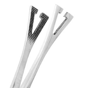 Pinzas Ranuradas Pennington Grises Estándar, Herramienta Multiusos para Perforaciones Corporales, Fácil Bloqueo Deslizante, Acero Inoxidable - Product Image 3