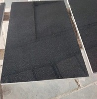 Dalles de granit noir Galaxy Golden Sparkle Antique Moderne, polies, matériau de comptoir haute résistance, garantie 1 an, pour hôtels et villas