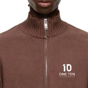 Chaqueta de Punto Ajustada para Hombre, Cuello Alto, Cierre Frontal con Cremallera, Elástica y Suave, Deportiva, Casual, para Entrenamiento, Viajes, Uso Diario, Proveedor OEM ODM - Product Image 3