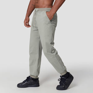 Pantalones Deportivos Elásticos Grises para Hombre con Cordón, Pantalones Casuales Transpirables para Otoño - Product Image 6