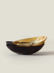Bol de service en corne de Viking de luxe Nouveau design Designer de couleur d'ombrage de luxe élégant pour hôtel Nouveaux grands bols en corne par Craftsy Home - Product Image 6