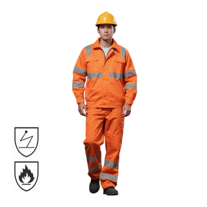 Overol de Trabajo Transpirable Personalizado para Hombre, Pantalones de Trabajo con Múltiples Bolsillos y Estampado en Relieve para Chaquetas de Trabajo de Construcción - Product Image 3