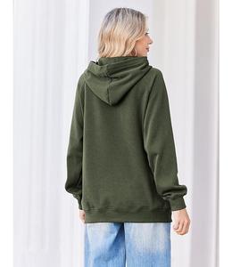 Nuevo diseño de sudadera con capucha para mujer, 100% algodón, tejida, de invierno, manga larga, lisa, cómoda, informal, de Bangladesh, al mejor precio. - Product Image 6