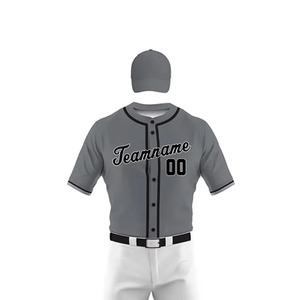 Maillot de baseball en polyester respirant sur mesure, séchage rapide, uniformes d'équipe, vêtements de sport personnalisés pour le marché des clubs américains - Product Image 5