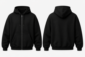 DISEÑA TU PROPIO SUDADERA con capucha hecha de poliéster, algodón o mezcla de poliéster/algodón, en tejido French Terry o Fleece, con ajuste personalizado, estampado, bordado o diseño. - Product Image 2