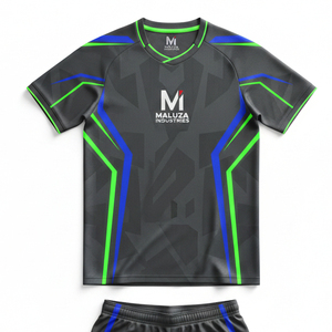 Ensemble de maillots de football sublimés, design tendance, coupe ajustée, impression par sublimation personnalisée, tenue d'équipe de football - Product Image 4