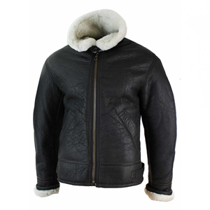 2026 New Arrive <b>Mens</b> Leather <b>Fur</b> <b>Jacket</b> Luxury Winter Fashion High Quality Export Supplier Custom Logo Branding - Product Image 2