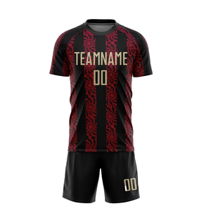 Soccer Team Uniform Breathable Quick Dry Football Jersey Shorts Lightweight Fabric for Indoor/Outdoor Sports Performance Custom - Product Image 1