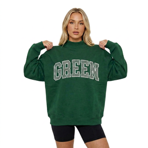 High Quality Customize <b>Women</b> <b>Turtleneck</b> Sweatshirt Relaxed Fit Winter Front Logo Fashion Wear <b>Jumper</b>`<b>s</b> OEM/ODM Service Available - Product Image 2