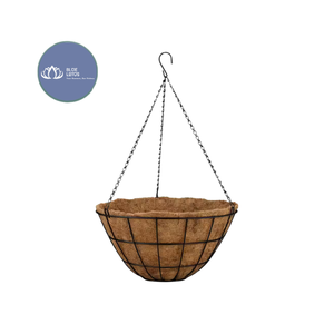 Panier suspendu rond bleu lotus fait main, résistant à la décoloration, avec revêtement PE vert, durable, capacité 1 kg, pour décoration de jardin intérieur - Vente chaude - Product Image 3