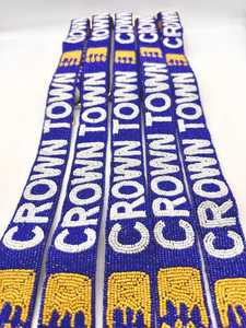 Royals Gameday Purse Strap Crown Town Strap Kansas City Beaded Adjustable Strap Game Day Strap <b>Camera</b> Strap - Product Image 3