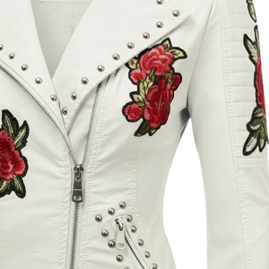 Men Faux Leather Coat Classic Motorcycle Design High Street Style <b>Fur</b> <b>Trim</b> Front Zipper Closure Windproof & Breathable Wholesale - Product Image 6