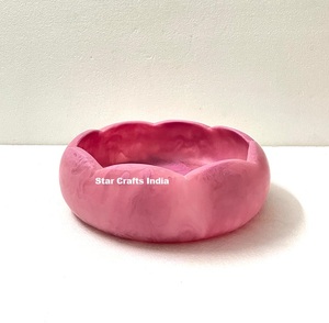 ชามเรซิ่นดีไซน์ใหม่ล่าสุดปี 2026 เป็นมิตรกับสิ่งแวดล้อม สำหรับใส่อาหาร แคมป์ปิ้ง สลัด ขนาดใหญ่ ลายหินอ่อน สไตล์หรูหรา - Product Image 6