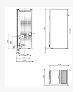 ÚLTIMA OFERTA EN ESTOCHE: Estufa de Pellets Independiente para Interiores, Unidad de Calefacción con Frente de Vidrio para Sala de Estar - Product Image 3