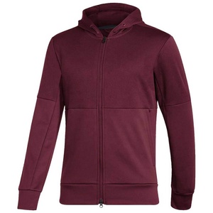 Men Simple Design Zipper Hoodie Soft Cotton <b>Blend</b> Hooded Jacket Casual Loose Fit Comfortable Everyday Wear For Men - Product Image 2