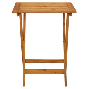 Solid Acacia Wood <b>Foldable</b> Garden <b>Table</b> Small Outdoor Furniture - Product Image 4