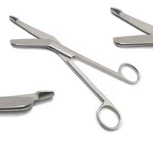 Ciseaux manuels en acier inoxydable pour pansements, Classe I, usage hospitalier, certifiés CE, garantie 1 an, kit d'instruments - Product Image 5