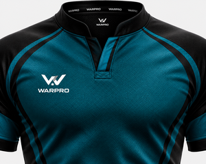 WARPRO Men's Rugby Jersey Set Short Sleeve Mandarin Collar Moisture Wicking <b>Athletic</b> Fit All Seasons Team Uniform - Product Image 4