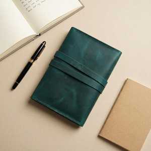 Servicio de Fabricación al por Mayor de Artículos de Papelería de Cuero con Logotipo Grabado Personalizado, Cubierta de Cuaderno de Cuero con Etiqueta Privada LBC-0051 - Product Image 6