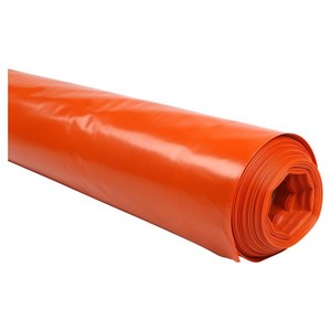 Rouleau de film plastique LDPE orange, résistant à l'eau, matériau d'emballage pour emballages cosmétiques avec impression offset - Product Image 1