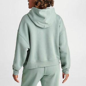 Sudadera con Capucha Premium para Mujer, Gruesa, Holgada, Deportiva de Invierno, con Logotipo Personalizado Bordado, Felpa Francesa de Algodón - Product Image 2
