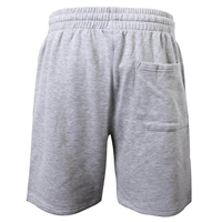 Shorts de sport gris cendre pour hommes, qualité OEM supérieure, personnalisables, en mélange coton-polyester, pour l'entraînement, qualité premium