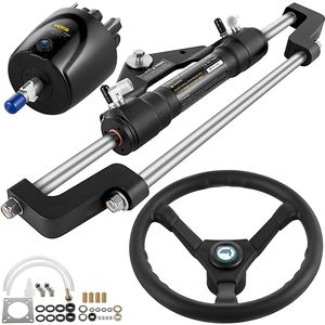 Kit di Sterzo Idraulico da 300HP con Pompa del Timone, Include Tubi Idraulici per Imbarcazioni ad Alta Potenza - Product Image 1