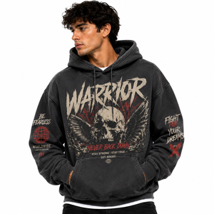 Custom Printed Hoodie <b>Men</b> Oversized Streetwear Graphic <b>Pullover</b> Hoodie Casual Fashion Sweatshirt - Product Image 3