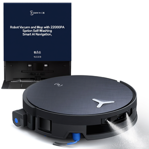 Robot Vacuum and <b>Mop</b> with 22000Pa Suction Self-Washing Smart AI Navigation - Product Image 2