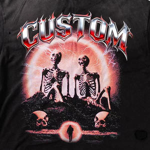 <b>Top</b> Selling Best Quality Crew Neck <b>Skull</b> Pattern 3D Print Streetwear Graphics T-Shirts Oversized Short Sleeve O Neck Breathable - Product Image 3