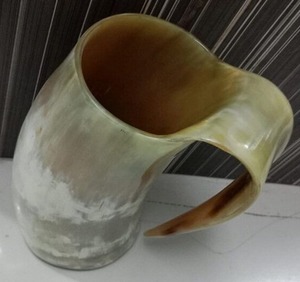 Jarra de Cuerno Medieval Ecológica Auténtica de Alta Calidad para Hidromiel/Ale, Gran Capacidad, Portátil, para Regalos y Exportación - Product Image 4