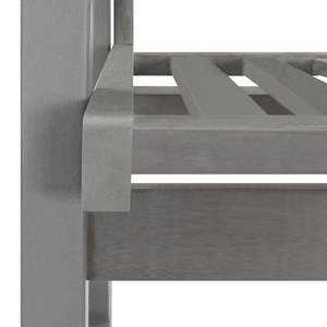 Fauteuil à bascule en bois d'acacia massif gris durable, design standard - Product Image 6