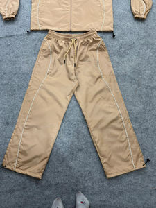 Conjunto Deportivo para Hombre, Chaqueta y Pantalones con Cordón, 100% Nailon, Líneas Reflectantes, Logotipo Digital, Estilo Vintage, Cortavientos 2026 - Product Image 5